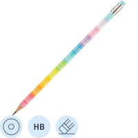 Карандаш Ч/Г Deli, Multiplication table, кругл, 2.2мм, ластик, EC046-HB