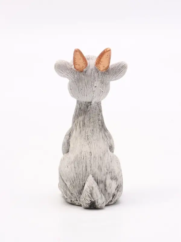 Фигурка декоративная &laquo;Козел Буян&raquo;, неокрашенный, 8&times;3&times;4 см, серая