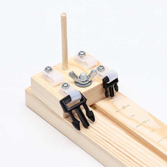 Набор для плетения из паракорда, 6 предметов, с деревянным станком, иглами, фастексами Набор для плетения из паракорда, 6 предметов, с деревянным станком, иглами, фастексами