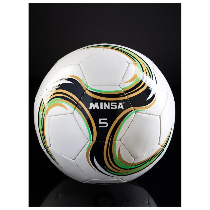 Футбольный мяч MINSA Spin, машинная сшивка, 32 панели, р. 5, TPU Футбольный мяч MINSA Spin, машинная сшивка, 32 панели, р. 5, TPU