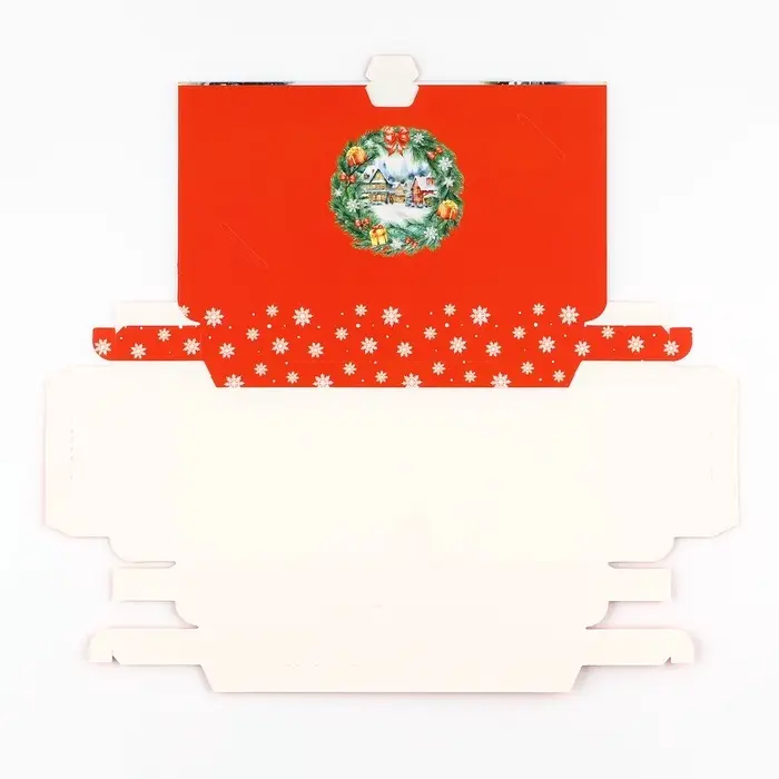 Коробка для шоколада с местом для денег «Снежный городок», 20 х 2 х 10 см Коробка для шоколада с местом для денег «Снежный городок», 20 х 2 х 10 см