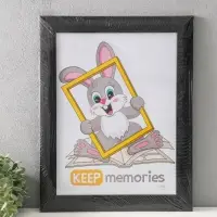 Фоторамка для фото 30&times;40 см Keep memories Luxe Elegance, пластик, чёрный, (пластиковый экран)