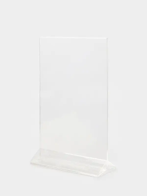 Двухсторонняя подставка А4, оргстекло 1 мм, 21&times;8.5&times;32.8 см