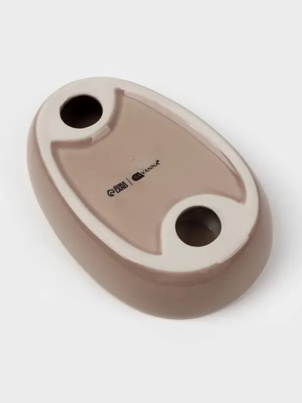 Набор для ванной SAVANNA &laquo;Вуду&raquo;, 3 предмета, мыльница, дозатор для мыла, стакан, молочный