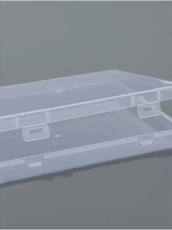 Бокс универс с крышкой 1секц 17,4*10,8*2,6см прозрач пакет накл QF