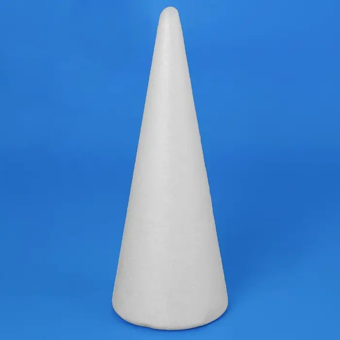 Конус из пенопласта для поделок и творчества, 1 шт., 25 см
