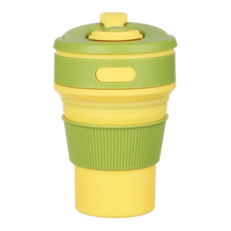 VETTA Стакан складной с крышкой, 12,7х8,8см, силикон, полипропилен