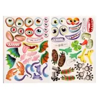 Книжка с наклейками &laquo;Создай своего монстрика. Капкан Кракан&raquo;