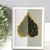 Фоторамка пластик 15х20 см "Современная классика" серый и белый 20,8х15,8х1,5 см