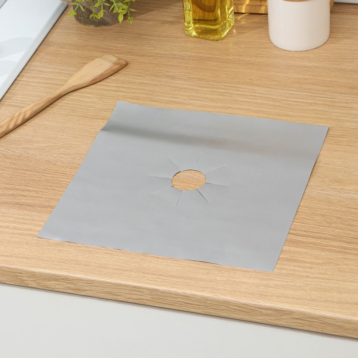 Защитная накладка для плиты, 27х27 см, 2 шт Защитная накладка для плиты, 27х27 см, 2 шт