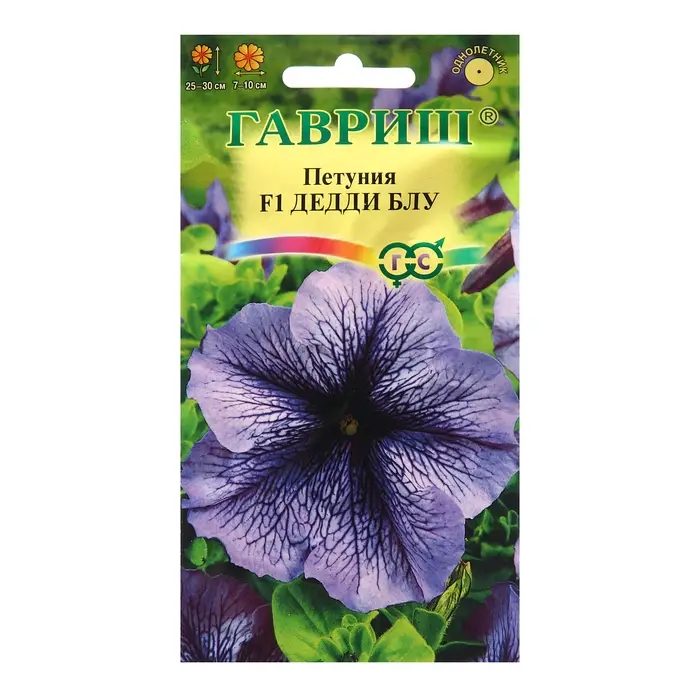 Семена Петуния Семена Петуния "Дедди Блу", ц/п, F1, 7 шт.