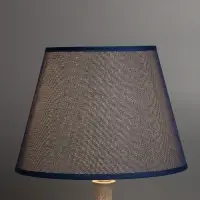 Абажур BayerLux &laquo;Кантри. Рогожка&raquo;, E27 или E14, синий, 25&times;25&times;18 см