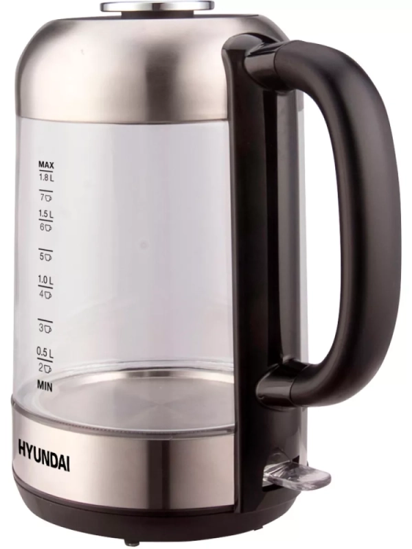 Чайник HYK-G4034 1,8л 2200Вт черный (стекло)