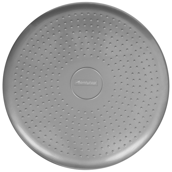 Подушка балансировочная ONLYTOP, массажная, d=35 см, цвет серый Подушка балансировочная ONLYTOP, массажная, d=35 см, цвет серый