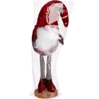 Фигура &laquo;Гном в красном&raquo; 55 см, текстиль, 1 LED, от батареек AG13&times;3, свечение тёплое белое