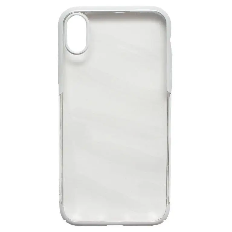 Чехол Iph XS Max Baseus Glitter Case с рамкой белый Чехол Iph XS Max Baseus Glitter Case с рамкой белый