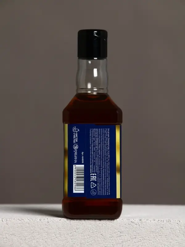 Гель для душа виски &laquo;Богатства&raquo;, 250 мл, аромат древесных и пряных нот, Чистое счастье