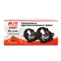 Противотуманные фары галогенные (H11) AVS PF-316H (LADA Largus) 2шт