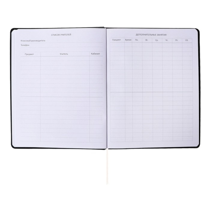 Дневник универсальный для 1-11 класса "Неделька", интегральная обложка, искусственная кожа, ляссе, 80 г/м2