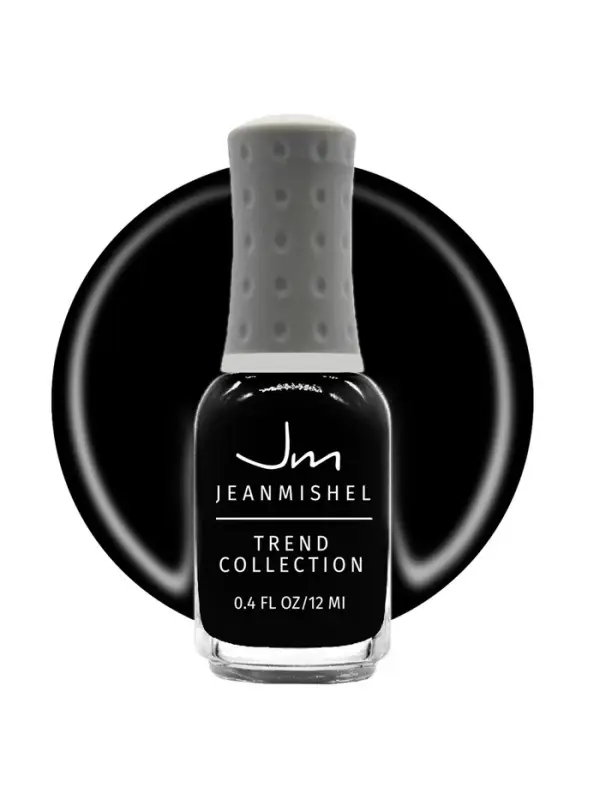 Лак для ногтей Jeanmishel, тон 199, чёрный, 12 мл