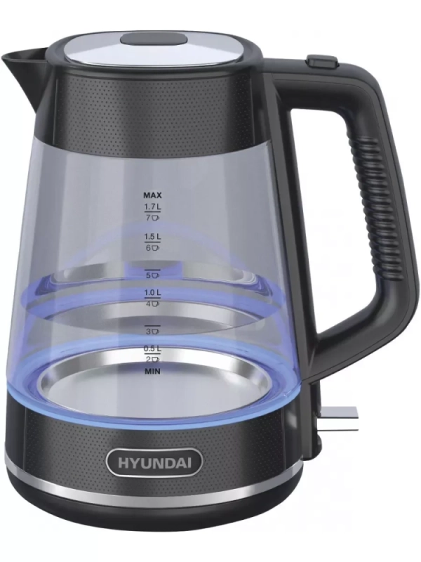 Чайник HYK-G3503 1,7л 2200Вт черный (стекло)