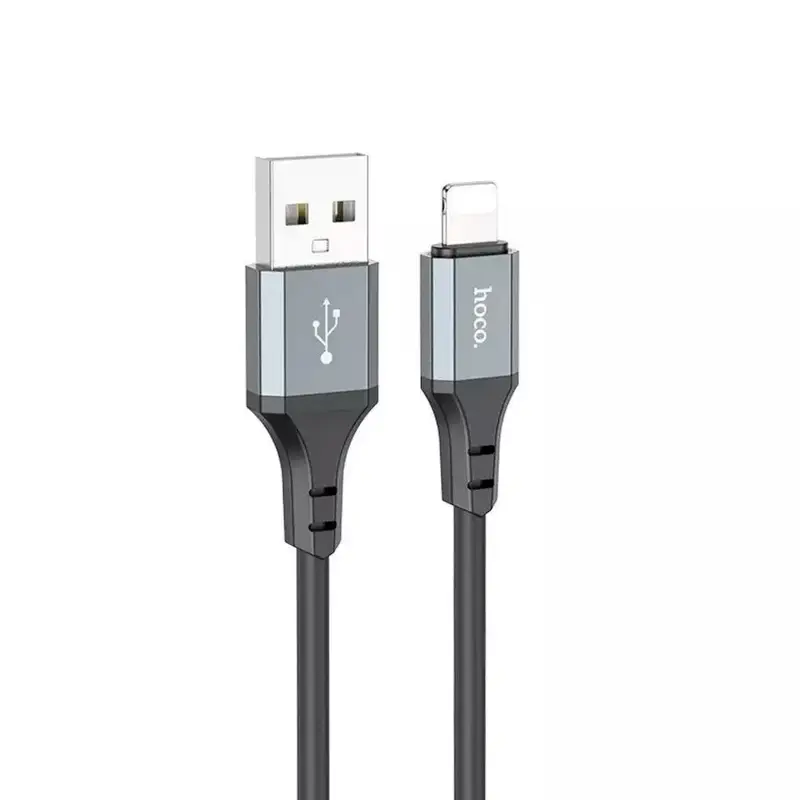 Кабель USB на Lightning 1M 2.4A X86 HOCO черный