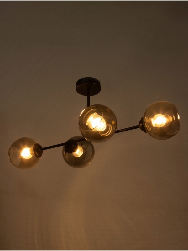 Люстра Люстра "Истра" 4х40Вт Е27 черный