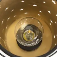 Фигурка светящаяся RISALUX &laquo;Ночные звёзды&raquo;, LED-ночник, 3&times;ААА, чёрный, 12&times;12&times;20.5 см