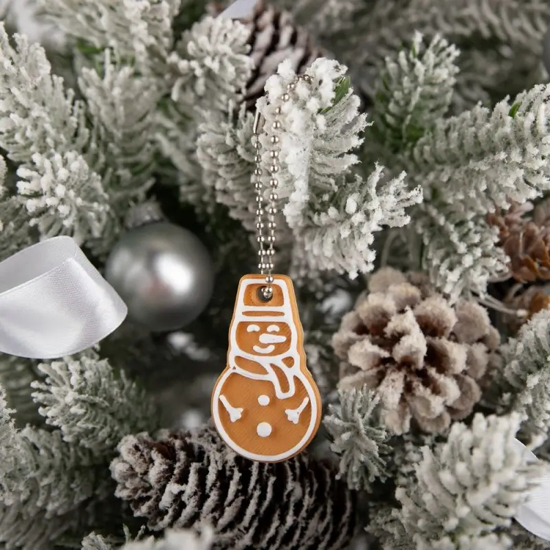 Мини-подвеска «Пряник», снеговик