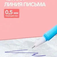 Ручка гелевая-прикол &laquo;Зайка&raquo;, синий стержень, МИКС