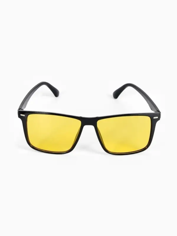 Очки для водителя &laquo;Мастер К&raquo;, антиблик, антифары, чёрный, жёлтый