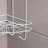 Полка для ванной угловая &laquo;Волна&raquo;, 3-ярусная, 24&times;24&times;64 см, белая