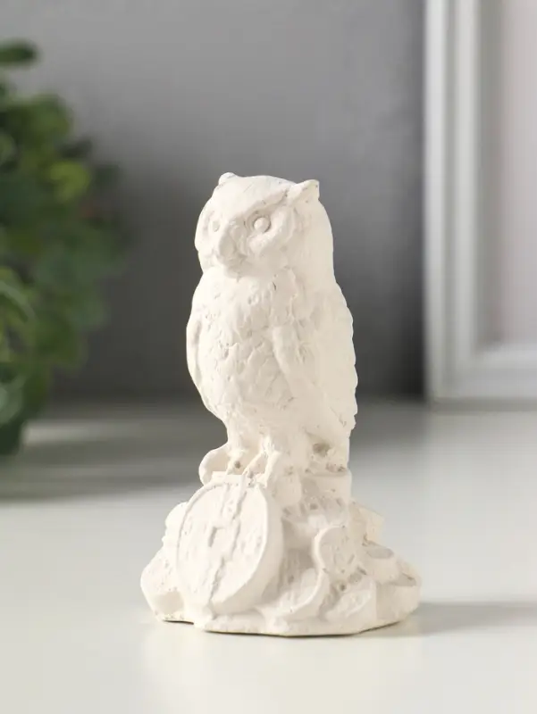 Фигурка гипс &laquo;Филин с деньгами&raquo;, 10&times;5 см