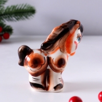 Сувенир Конь Лёша, 9х8,5х4 см, гжель, цвет