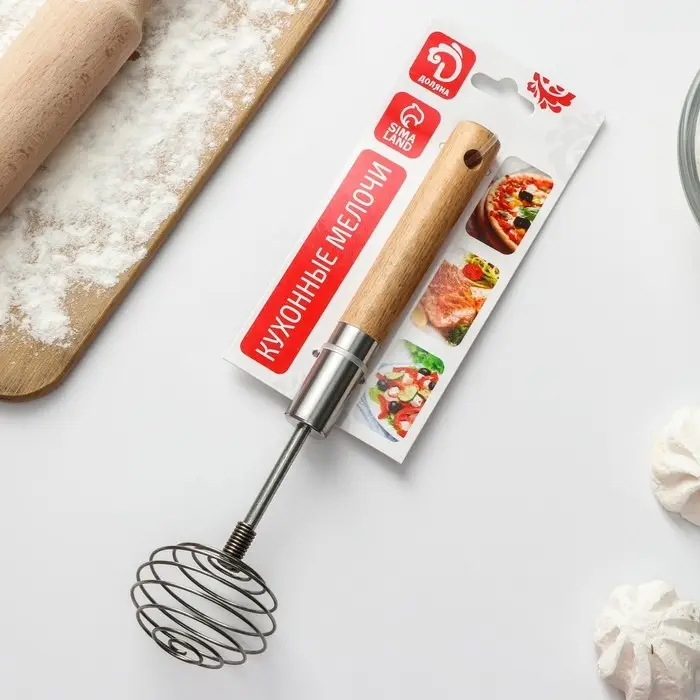 Венчик кулинарный Доляна «Валдай», 23,5×5,5 см, нержавеющая сталь Венчик кулинарный Доляна «Валдай», 23,5×5,5 см, нержавеющая сталь