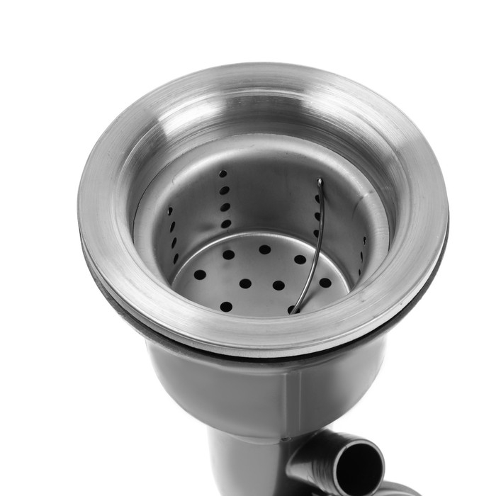 Кухонная мойка ZEIN M02, S=3.0 и 0.7мм, смеситель, корзины, разделочная доска, сифон, графит Кухонная мойка ZEIN M02, S=3.0 и 0.7мм, смеситель, корзины, разделочная доска, сифон, графит