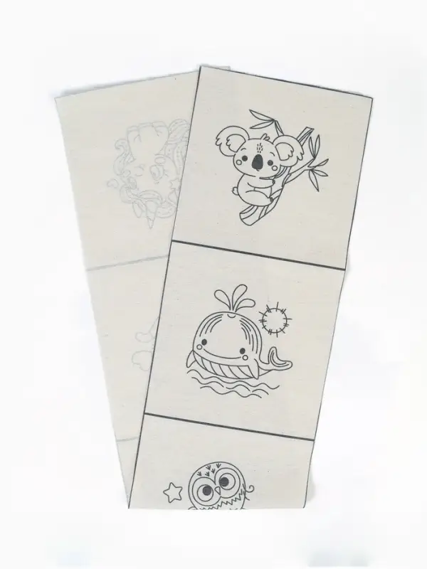 Набор для творчества. Вышивка на холсте Набор для творчества. Вышивка на холсте "Милые зверюшки"