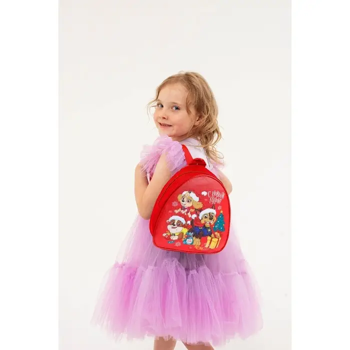 Рюкзак детский «С Новым годом!» 23х21х10 см, Щенячий патруль