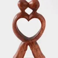 Сувенир &laquo;Любовь&raquo;, 14&times;3.5&times;25 см, дерево, коричневый