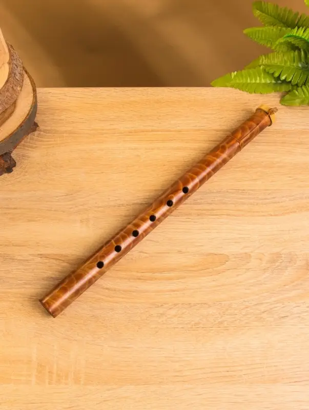 Сувенирный музыкальный инструмент  Сувенирный музыкальный инструмент "Флейта" бамбук, цв. коричневый, 40х3х3 см