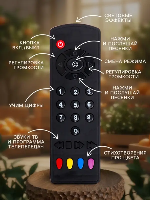 Обучающий пульт &laquo;Союзмультфильм&raquo;, 50 песен, стихов и звуков, на батарейках