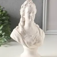 Бюст &laquo;Екатерина II&raquo;, фигура гипс, 21 см, белый
