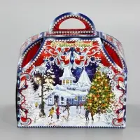 Подарочная новогодняя коробка «ЗИМНЯЯ ТРОЙКА в синем» Ларец малый, 18.5×12.5×19 см Подарочная новогодняя коробка «ЗИМНЯЯ ТРОЙКА в синем» Ларец малый, 18.5×12.5×19 см