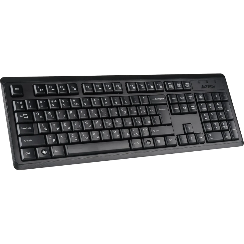 Набор клавиатура+мышь A4Tech V-Track 4200N клав:черный мышь:черный USB WLS