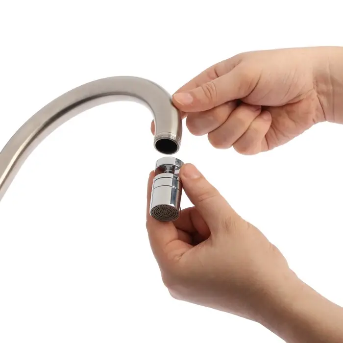 Аэратор ZEIN, поворотный, водосберегающий фильтр, пластик, хром