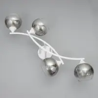 Светильник потолочный BayerLux &laquo;Снежа&raquo;, люстра 4хЕ27, 40 Вт, белый, 81&times;33&times;21 см