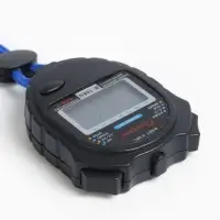 Секундомер, 8.2&times;6.5&times;2 см, 60 отсечек, обратный отсчёт, часы, календарь