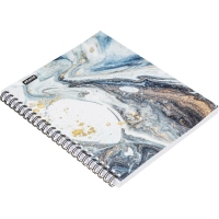 Бизнес-тетрадь А5,96л,кл,греб,ламин.обл. Attache Selection Fluid Серо-Голуб