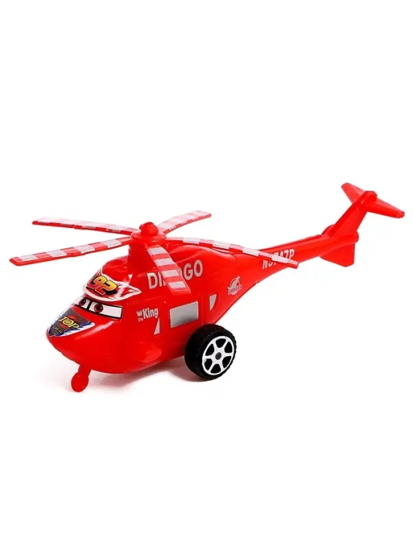 Вертолёт инерционный, цвета МИКС