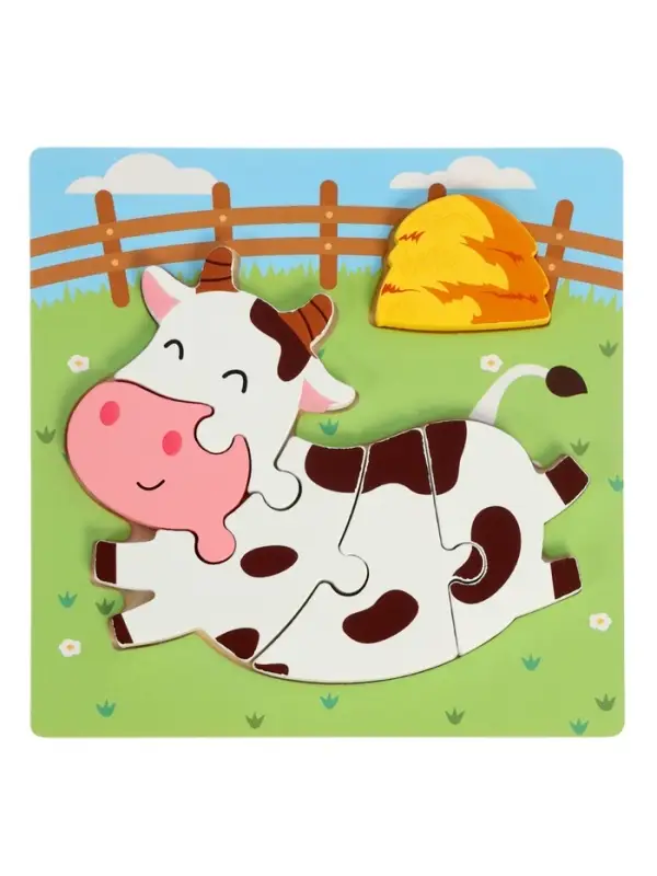 Развивающий деревянный Пазл